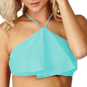High neck bikini top